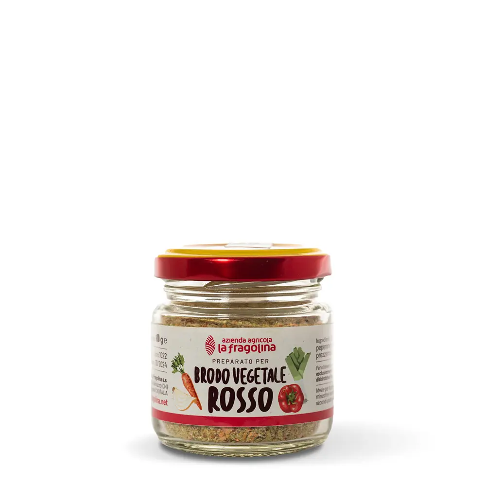 Brodo vegetale rosso Azienda agricolaLa Fragolina
