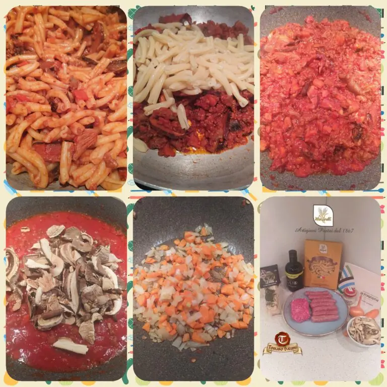 passaggi ricetta caserecce