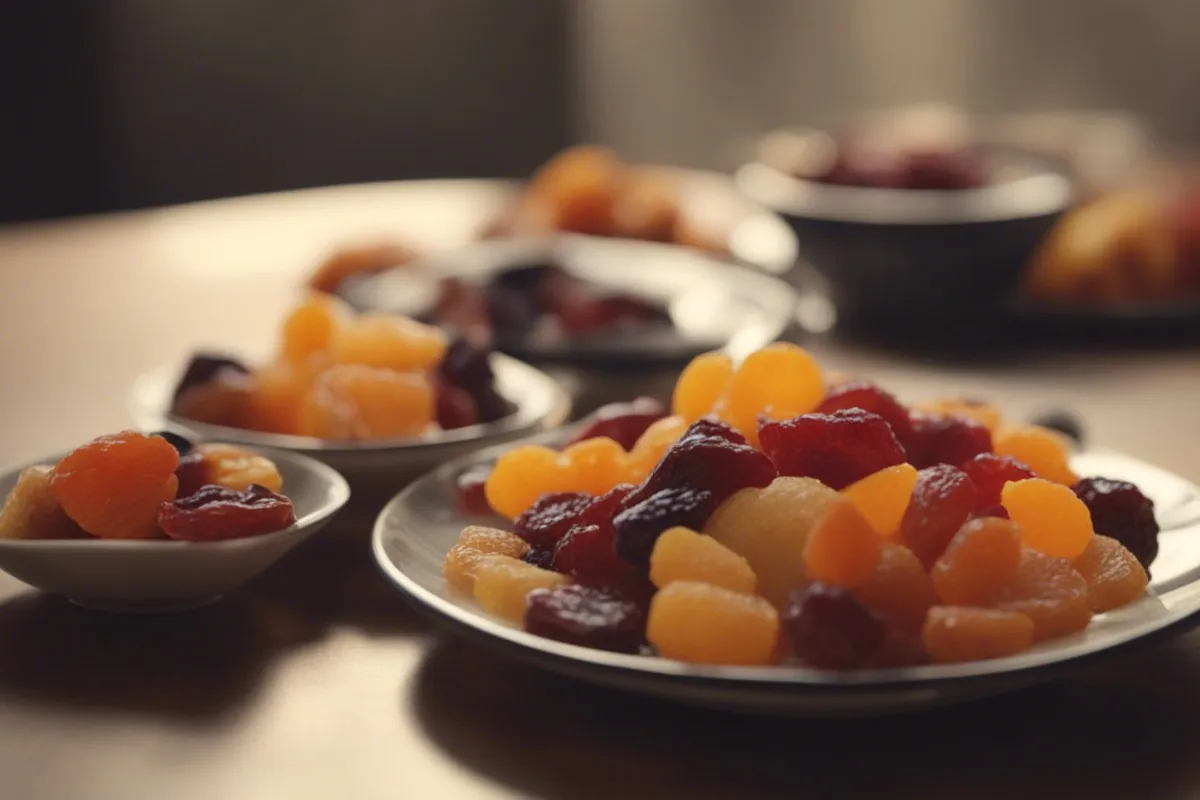 frutta disidratata e candita