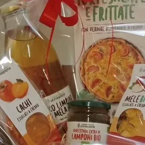 cesto prodotti lafragolina per regalo gourmet